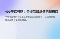 400电话号码：企业品牌增值的新窗口