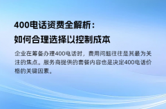 400电话资费全解析：如何合理选择以控制成本
